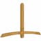 Ekena Millwork Bellingham Rough Sawn Timber Gable Bracket, Western Red Cedar, 84"W x 49"H x 4"D x 4"F, 14/12 Pitch GBW084X49X0404BEL00RWR - alternate 4